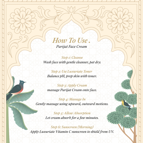 Luxuriate: Parijat Face Nourishing Cream  50gm