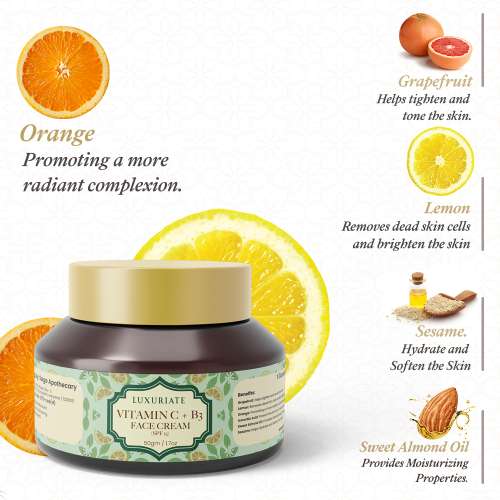 Luxuriate: Vitamin C Brightening Face luxury Cream 50g