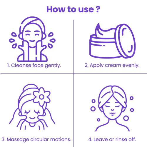 VITMINVEDA: Lavender Face Cream  50g