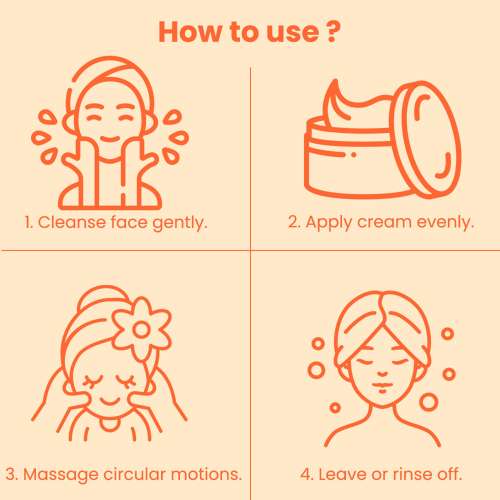 VITMINVEDA: Ubtan Face Cream  50g