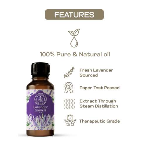 VITMINVEDA: Pure Lavender Luxury Essential Oil Premium 15ml
