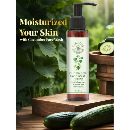 VITMINVEDA: Natural Cucumber Face Wash 100ml