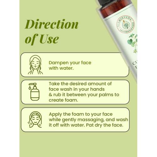 VITMINVEDA: Natural Cucumber Face Wash 100ml