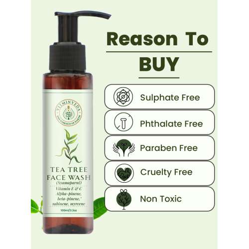 VITMINVEDA: Natural Tea Tree Face Wash 100ml