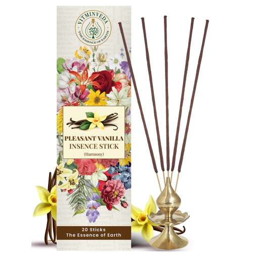 VITMINVEDA: Vanilla Natural Incense Stick Agarbatti 100gm