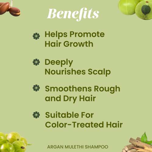 VITMINVEDA: Pure Moroccan Argan Shampoo 200ml