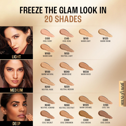 Lakme: 9 to 5 Powerplay Priming Foundation C100 Cool Ivory