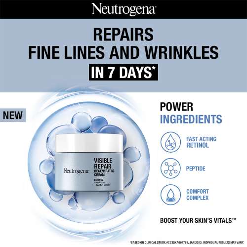Neutrogena: Visible Repair Regenerating Cream 50gm