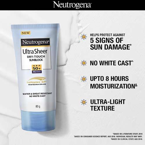 Neutrogena: Ultra Sheer SPF50 80 gm