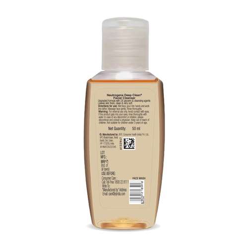 Neutrogena: Deep Clean Facial Cleanser 50 ml