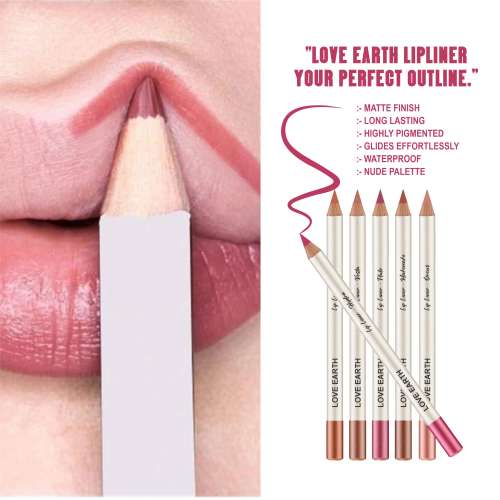 Love Earth: LIP LINER EVERYDAY NUDES -PACK OF 6