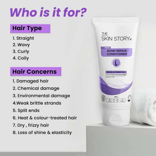The Skin Story: Sulphate Free Bond Repair Conditioner 100GM