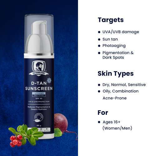 The Beard Story: D-TAN Sunscreen 25GM