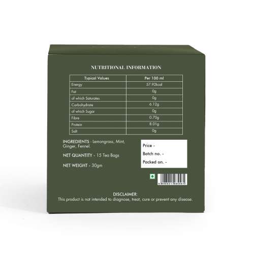 Celeste: Mint Tea Bags  150gm
