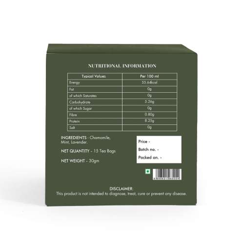 Celeste: Chamomile Tea Bags 150gm