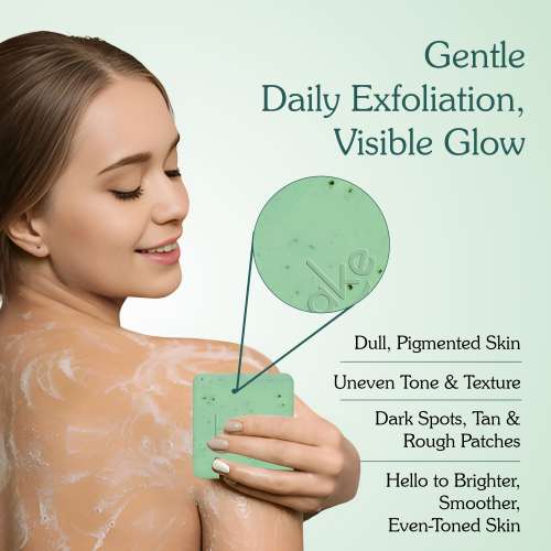 Bake Cosmetics: 8% Glycolic Acid Scrub Treatment Soap For Pigmentation, Exfoliation, Tan Removal & Brightens Underarms - Pack of 2(100gm x 2)