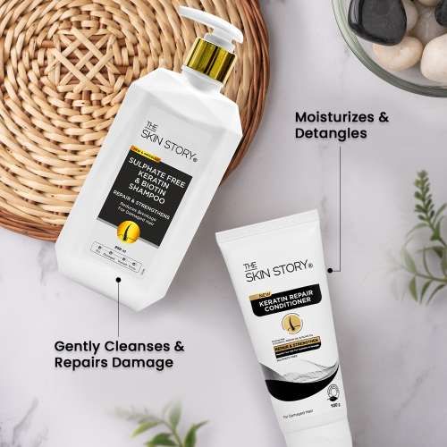 The Skin Story: Sulphate Free Keratin Biotin Shampoo 250ML