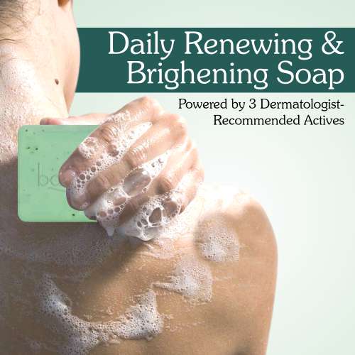 Bake Cosmetics: 8% Glycolic Acid Scrub Treatment Soap For Pigmentation, Exfoliation, Tan Removal & Brightens Underarms - Pack of 2(100gm x 2)