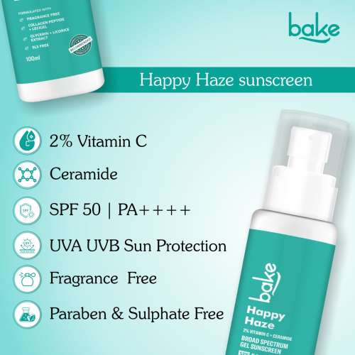 Bake Cosmetics: Happy Haze 100% Mineral Sunscreen SPF 50 PA++++