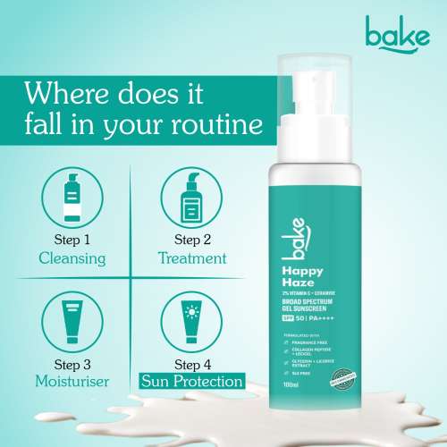 Bake Cosmetics: Happy Haze 100% Mineral Sunscreen SPF 50 PA++++