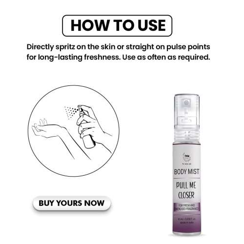TNW - The Natural Wash: Pull Me Closer Mini Body Mist - 10ml
