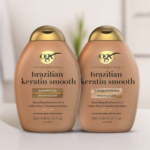 OGX: Brz Keratin Smooth Shampoo 385ml
