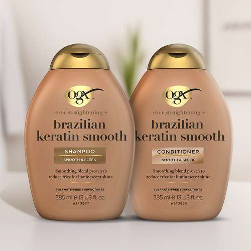OGX: Brz Keratin Smooth Conditioner 385ml