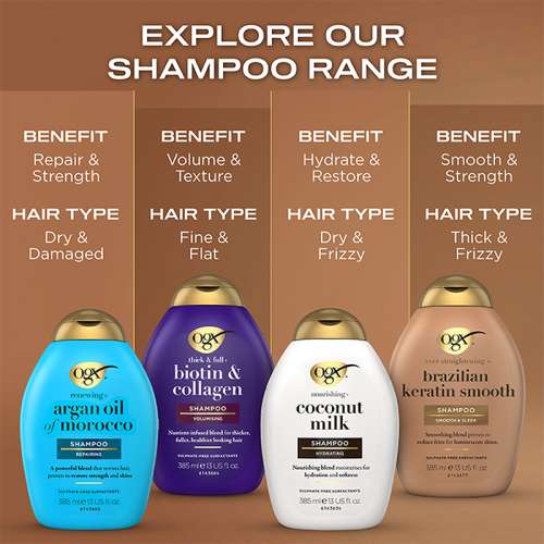 OGX: Brz Keratin Smooth Shampoo 385ml