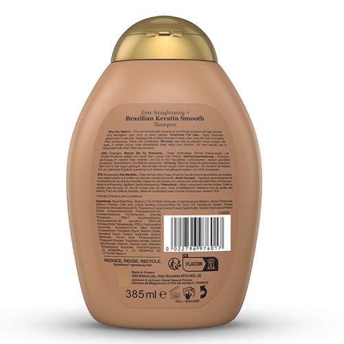 OGX: Brz Keratin Smooth Shampoo 385ml