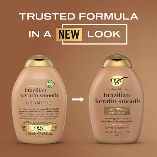 OGX: Brz Keratin Smooth Shampoo 385ml