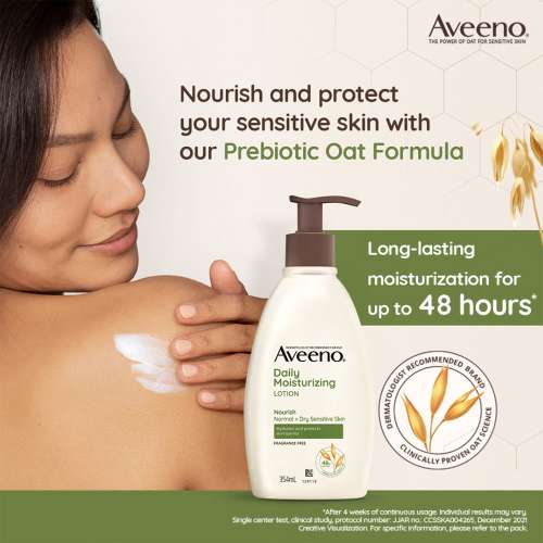 Aveeno: Moisturizing Lotion 354ml (for Normal and Dry Skin)