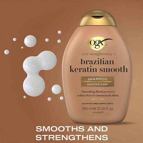 OGX: Brz Keratin Smooth Shampoo 385ml