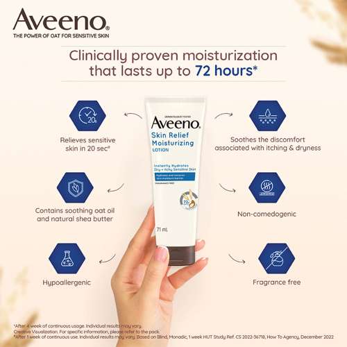 Aveeno: Skin Relief Lotion 71 ml (for Sensitive Skin)