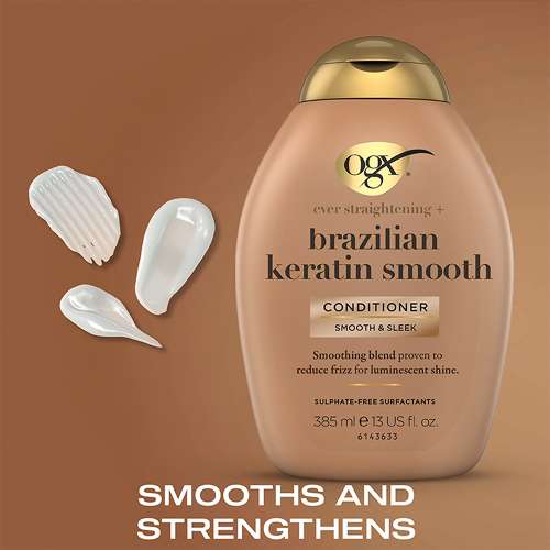 OGX: Brz Keratin Smooth Conditioner 385ml
