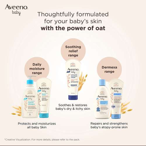 Aveeno: Daily Moisture Wash & Shampoo 532ml
