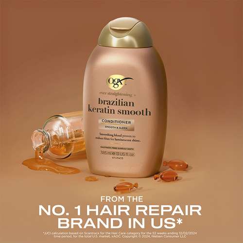 OGX: Brz Keratin Smooth Conditioner 385ml