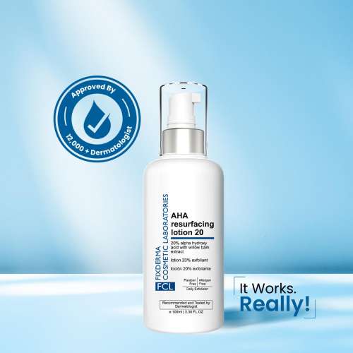 Fixderma Cosmetic Laboratories: Aha Lotion 20 Hydrates Skin And Softens Dryness - 100ml