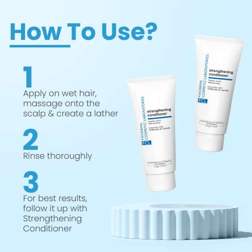 Fixderma Cosmetic Laboratories: Strengthening Hair Conditioner Shiny & Healthy Hair Conditioner - 50ml