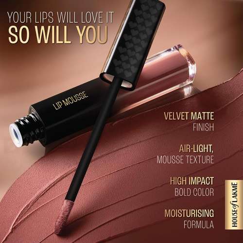 Lakme: Xtraordin-airy Lip Mousse Love struck Red