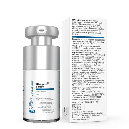 Fixderma Cosmetic Laboratories: HA4 Plus Serum - 15ml