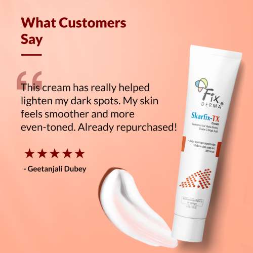 Fixderma: SKARFIX -TX Face Cream Tranexamic Acid + 2% Kojic Acid - 30gm