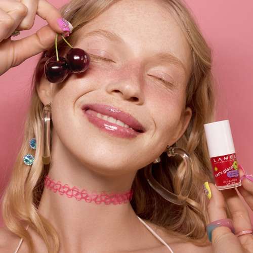Lamel: Hydrating Lip Oil LET`S GLAZE 403 Sweet cherry