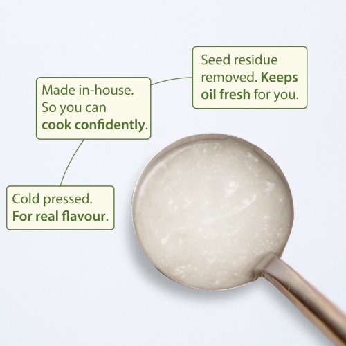 Gramiyaa: Gramiyaa Cold Pressed Coconut Oil 1 Litre