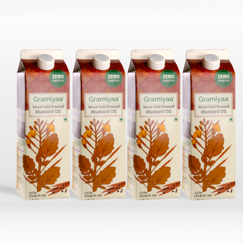 Gramiyaa: Cold Pressed Mustard Oil 4 Litre
