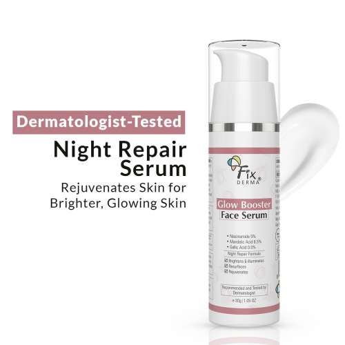 Fixderma: Glow Booster Face serum with 5% Niacinamide Skin Brightening Serum - 30g
