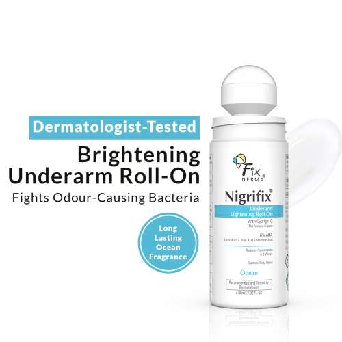 Fixderma: Nigrifix Underarm Ocean Roll On With 6% AHA - 60ml