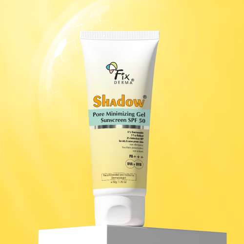 Fixderma: Shadow Pore Minimizing Gel Sunscreen SPF 50 PA+++  - 50g