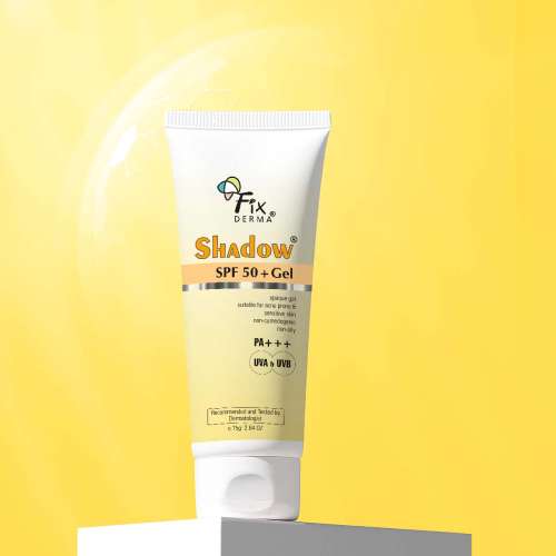 Fixderma: Shadow Sunscreen SPF 50+ PA+++ Gel Broad Spectrum Sunscreen -  75gm