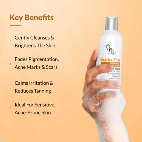 Fixderma: Skarfix Plus Body Wash with Niacinamide Acid  - 200ml