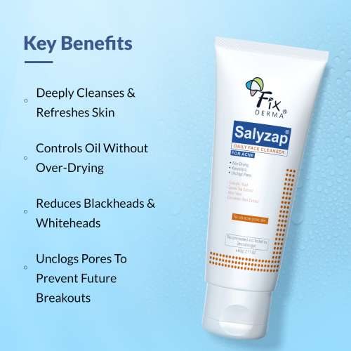 Fixderma: 2% Salicylic Acid Face Wash - 60ml